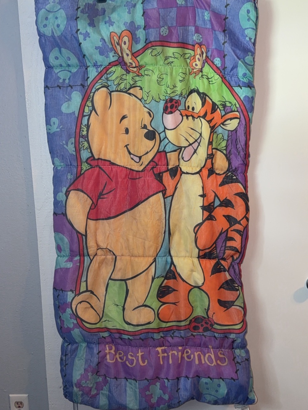 Vintage Winnie the Pooh kids sleeping bag